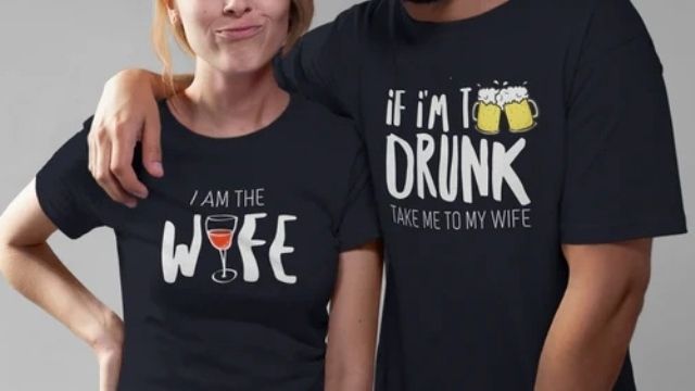 Funny Matching Couple Shirts